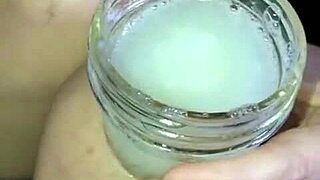 cum d, emotional release in solo cumshot.