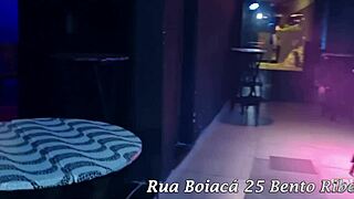 Big ass babe rides monster cock in interracial debut!