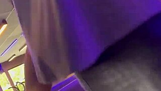 Crazy about the girl exercising without a bra