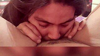 My girlfriend tries on lingerie for the first time