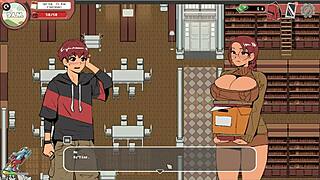 in the spooky hentai game, i flash my monster cock to the nerdy girl in the public library