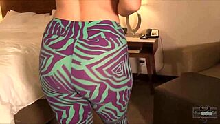 Brunette Sinn Sage flaunts massive tits for fans