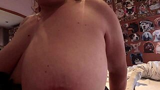 Latina Rides Monster Cock Cum in Mouth on Big Tits