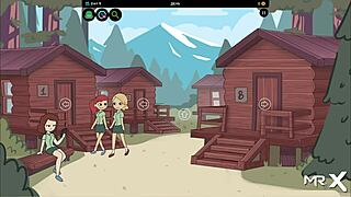 Camppinewood Episode 1: Doing Cunnilingus Leading to Creampie in Hentai Anime