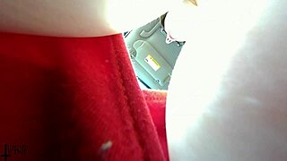 Tall Wife Drives Tiny Husband in Public Femdom Errand