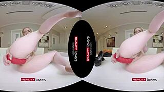 RealityLovers VR - blonde tattooed babe’s wild dildo ride