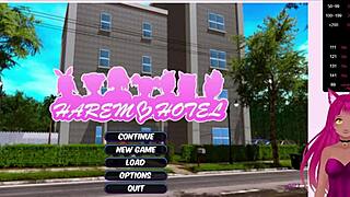 vtuber lewdneko explores harem hotel game