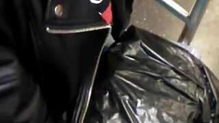 Caught giving head on the IRT subway during a wild public moment.