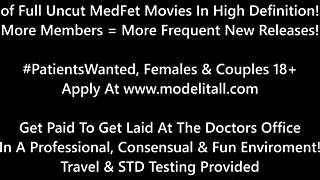 Freshman adrianna fox receives hitachi magic wand orgasms from doctor tampa during college physical