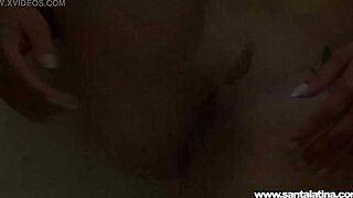 Security camera captures solo shower in studio