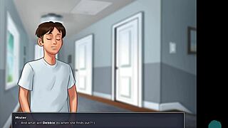 Summertime saga episode 55 starts with a party roleplay in college setting.