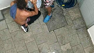 Brazilian Voyeur Caught Bareback in Secret Filming