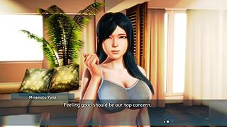 Hey, that busty black-haired brunette is getting fucked hard!