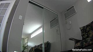 natasha nice changes clothes and washes her feet in this solo video