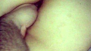 i'm giving her all four fingers in her pussy