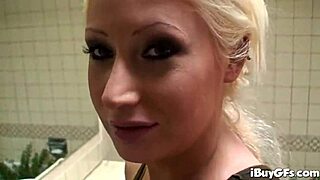 Candy mason plays solo with huge boobs and tits outdoors