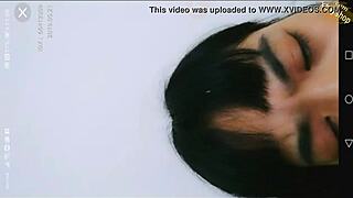 I Love Watching This Hot Asian Teen 18+ Play With Her Wet Pussy Using A Bottle At Home