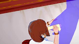 My Hero Academia Hentai - Uraraka Sucks and Gets Fucked in Anime Cosplay!