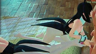 hentai bunnies foot job threesome