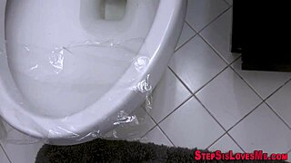 Innocent blonde teen turns slutty with big cock in pov