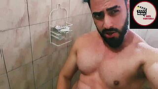 Latina Babe Orgasms From Stroking Huge Cock!