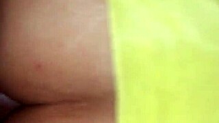 wife in stockings bent over for doggy style