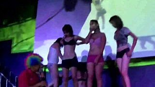bikini contest at tamborazzo discoteca, first round
