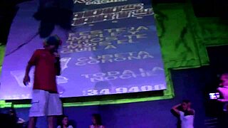 bikini contest at tamborazzo discoteca, first round