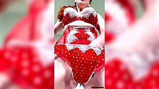 레드 XXX의 은밀한 순간 클로즈업