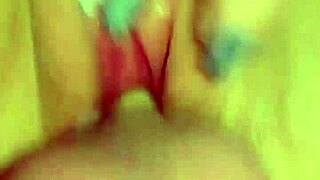 Petite MILF Slut Bent Over For Doggystyle POV Creampie!