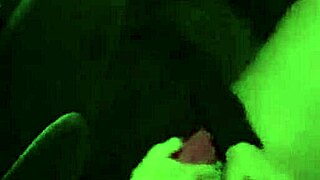 The casual narrative of a woman masturbating in the backseat with a dildo, achieving orgasm outdoors.