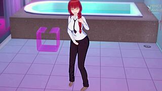 makima in lingerie reaches orgasm through sensual masturbation