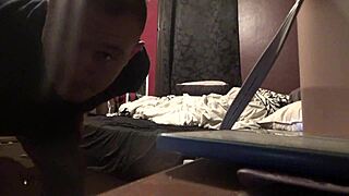 Wife sucks cock and takes creampie moaning