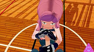 i fucked mei hatsume and midoriya in anime sex