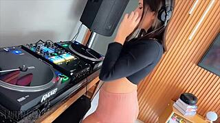 DJ Lauren Gostosa Takes Hard Fucking and Facial Cumshot.
