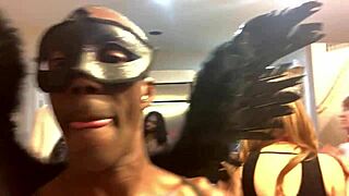 Halloween vegas party where bunny angels young 18+ dive into pussy licking and deepthroat