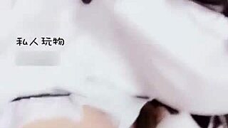 chinese babe touching myself in solo play