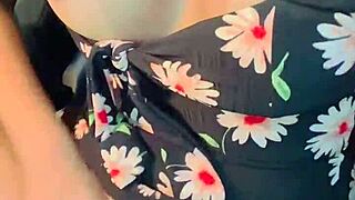 Shaved Pussy Outdoor Tease