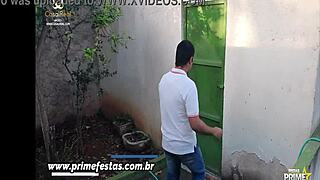 Hot Blonde Gets Cock For Lucky Job!