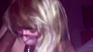 White Girl Devours Black Cock at Party