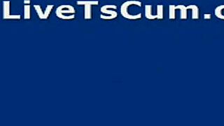 That tranny jerks off and cums so hot! 😍