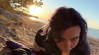 i gave my girlfriend a blowjob in public outdoors with passion