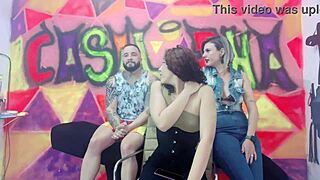 Amiguinha Venho Fazer Um Podcast Com Casal DNA E Acabou Recebendo Pica Dos Dois