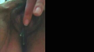 Latina mature woman enjoys masturbation leading to vagina squirt.