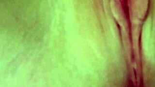 Blonde stripper Lexi Grant plays with her pussy seductively