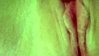 Blonde stripper Lexi Grant plays with her pussy seductively