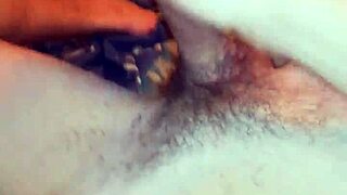 Amazing Creampie During Intense Masturbation Massage!