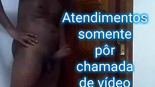 Slim Guy from Rio Waits His Turn in Public Outdoor Scene