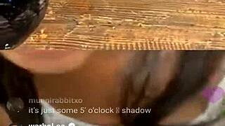 I share my instagram live with ebony friends.