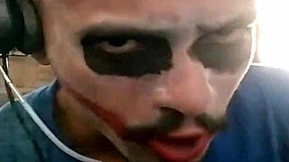 Joker fucking hard in the home office! 🔥